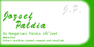 jozsef paldia business card